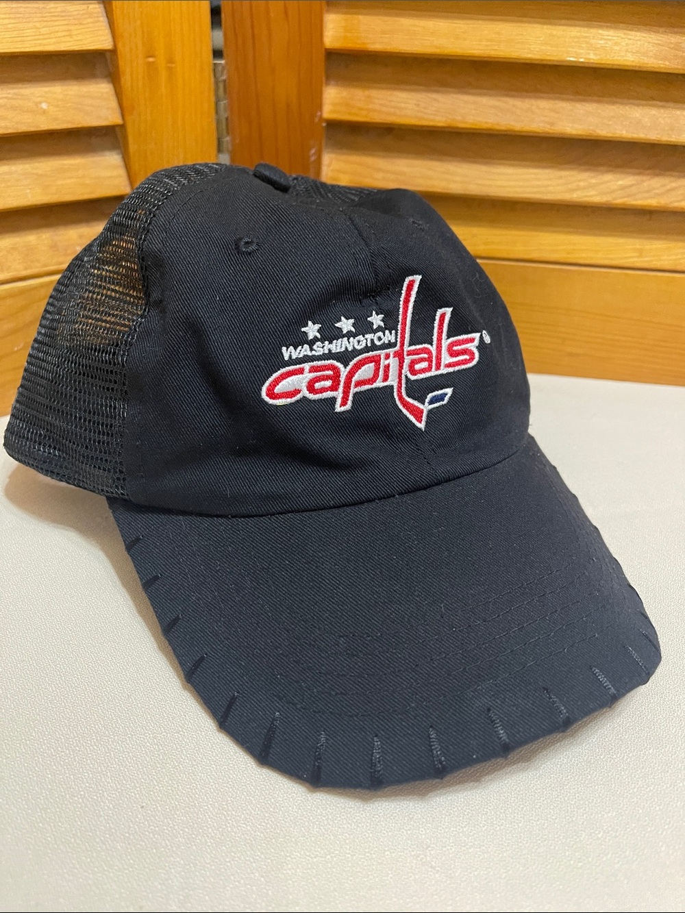 Black Mesh Baseball Hat